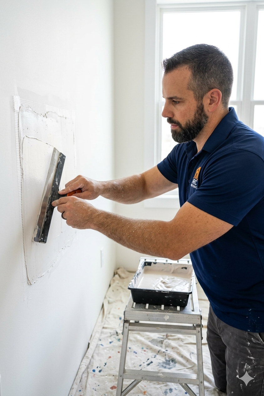 Drywall repair in Show Low, AZ by Arc Property Services