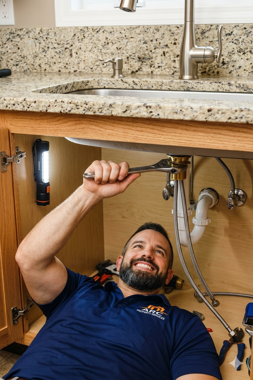 Licensed plumbing services in Show Low, AZ by Arc Property Services