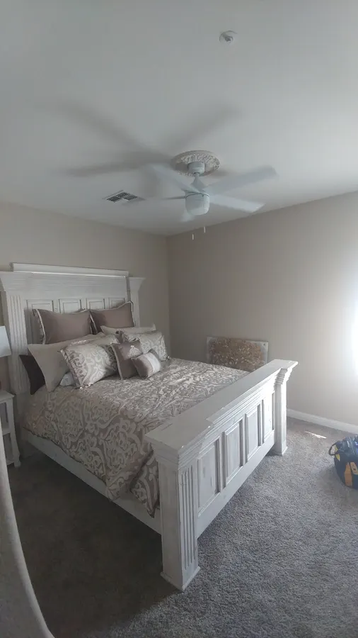 Bedroom ceiling fan and trim, White Mountains, AZ