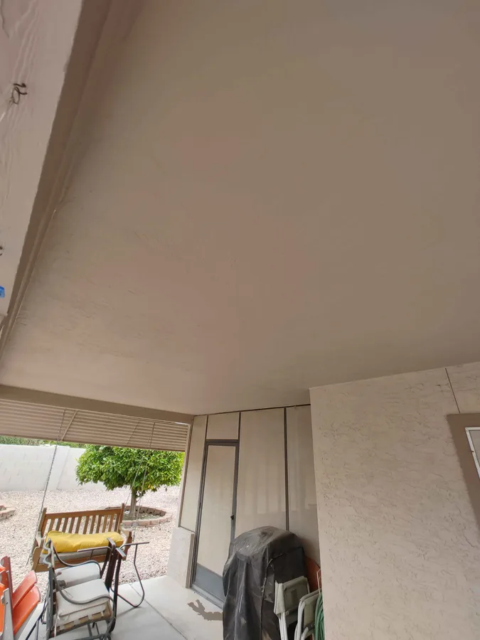 Ceiling drywall repair after by Arc Property Services
