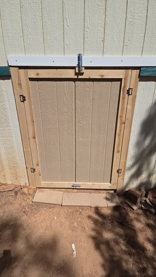 Shed doors, White Mountains, AZ